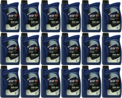 Elf Evolution 900 NF 5W-40 Motoröl 18x 1l = 18 Liter