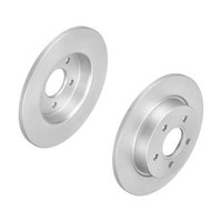 f.becker Bremsscheiben Voll Hinten Rechts Links FüR Ford Focus III