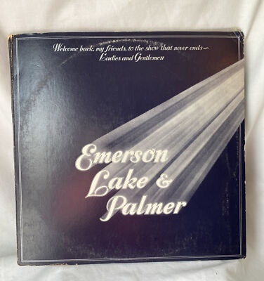 EMERSON LAKE & PALMER Vinyl Vintage 3 Album Set Manticore MC 3-200