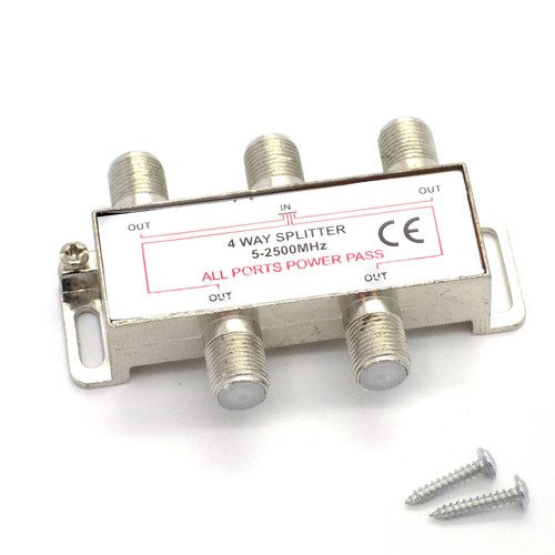 Sdoppiatore satellitare coassiale 2/3/4/5/6/8 vie connettore a vite tipo F Virgin Sky TV - Foto 5 di 20