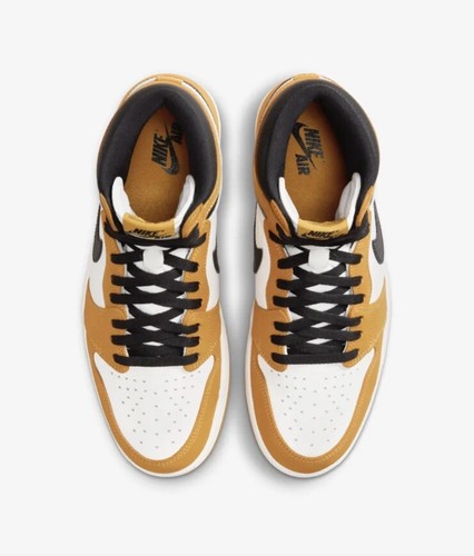 Herren Nike Air Jordan 1 High OG Retro gelb ockerweiß UK Gr. 9,5 EUR 44,5 - Bild 18 von 21