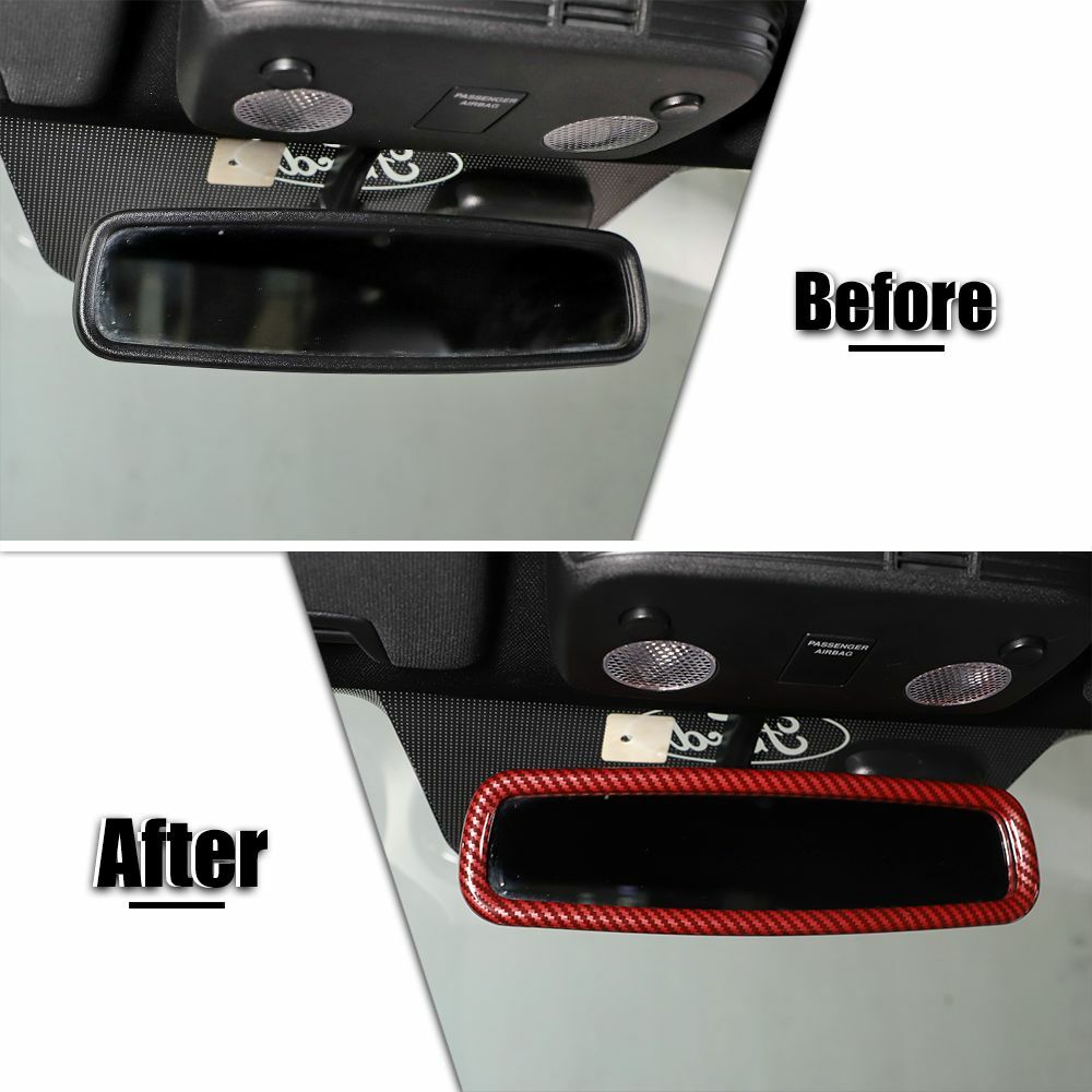 EIOFEVY Interior Rearview Mirror Cover Trim 15+/ 09