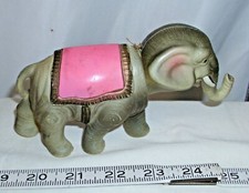 NODDING CIRCUS ELEPHANT CELLULOID TOY OCCUPIED JAPAN