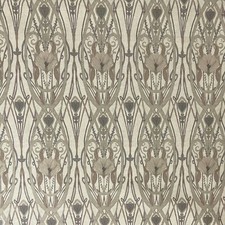 Jubilee Autumn Double Width Fabric Art Nouveau Lily Curtains Cushion Per Metre