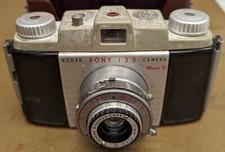Vintage Kodak Pony 135 Model B Camera, sold as is, UNTESTED, parts or repair