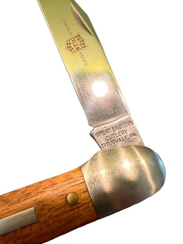 Pocketknife Great Eastern Cutlery GEC 651122 SS Texas Osage Orange Wood - Picture 6 of 15