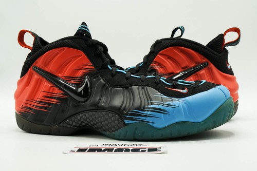 NIKE AIR FOAMPOSITE ONE USED SIZE 12 SPIDER MAN VIVID BLUE CRIMSON 616750  400 | eBay