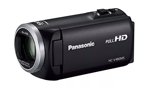 Panasonic HD Video Camera V480MS 32GB Black HC-V480MS-K 90x Zoom NEW from  Japan