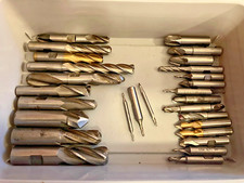 Used HSS  End Mills.     All kinds of radius and tapered.     See notes below!!!