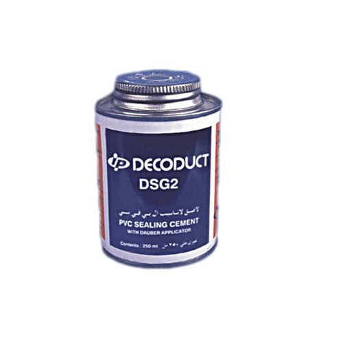 Decoduct DSG2 PVC Solvent Cement 250ml & Applicator PVC Pipe, Conduit