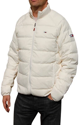 Tommy Jeans TJM Light Down Jacket Ancient White Herren Jacke Steppjacke Ecru - Bild 1 von 4