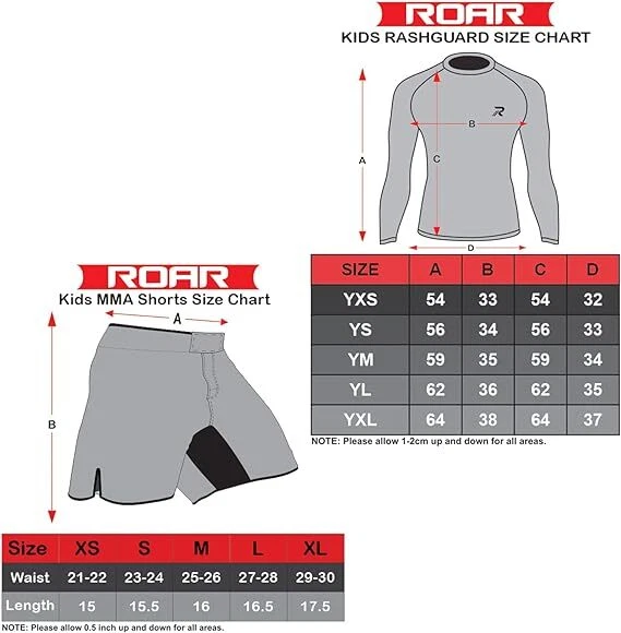 Conjunto de pantalones cortos KOYES MMA Erupciones y BJJ para niños entrenamiento de lucha ropa de agarre Foto 2 de 4