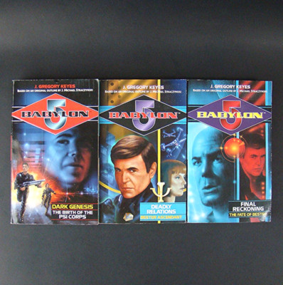 Babylon 5 Psi Corps Trilogy By J. Gregory Keyes 1998 Sci-Fi Novels Rare OOP 90s