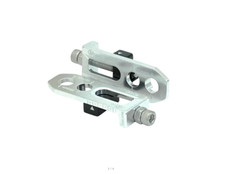 BMX Box Components One Bike Bicycle Chain Tensioner - 10mm x 2 Axle Hole Silver