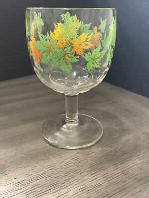 VTG Salem Goblet Stemmed Water Wine Glasses Maple Leaf Fall Autumn Replacement
