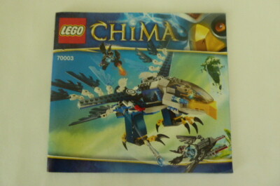 LEGO 70003 - B a u a n l e i t u n g, keine Steine, gebraucht, 1 St.