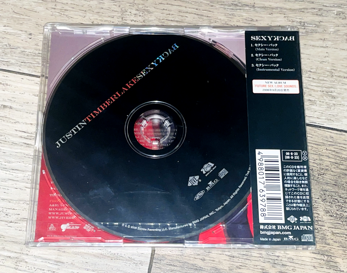 Justin Timberlake Sexyback Japan Single CD New Sealed | eBay