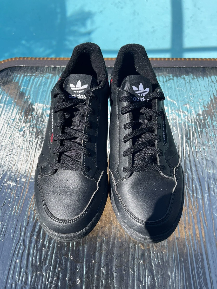Adidas continental top 80 black mens