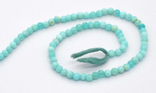 Natural Blue Amazonite Stone beads 3.5 MM Free Shipping - Picture 3 of 8