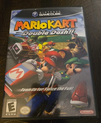 Mario Kart Double Dash!! (Nintendo GameCube 2003) Video Game Disc & Case, Tested