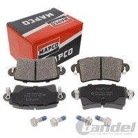 Mapco BremsbelÄGe Satz Hinten Passend FüR Nissan Interstar Opel Movano Renault M