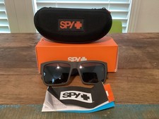 Spy Optics Cyrus Soft Matte Dark Gray Polarized New Sunglasses  Case