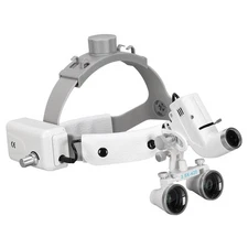 Binocular Headband Loupes with Light 3.5X Magnifying Optical Glasses, Adjusta...