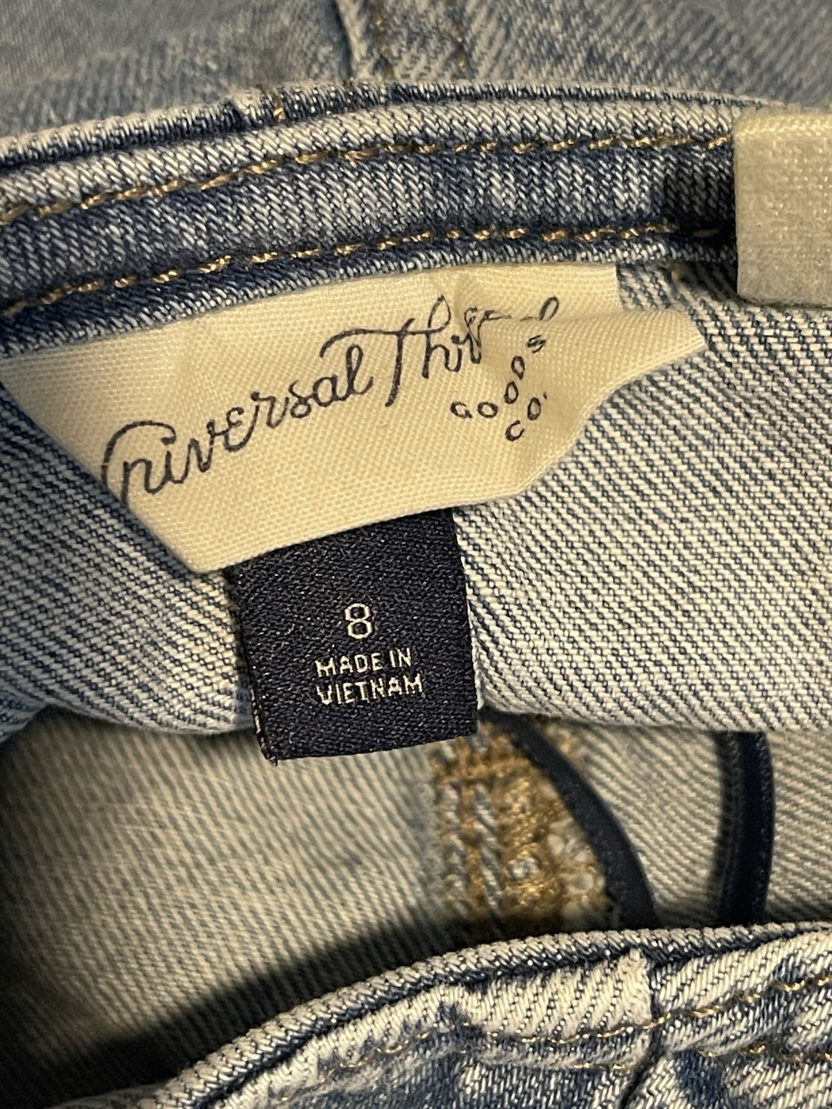 Universal Thread Blue Button Front Sleeveless Fro… - image 4