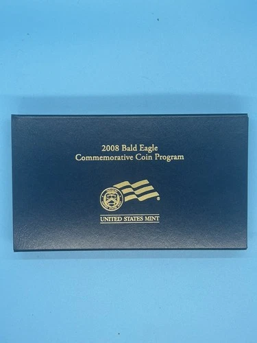 2008 Bald Eagle Commemorative Set Three Coin Proof Set OGP & COA gold