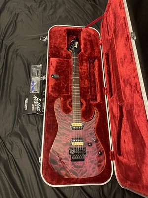 1997 Ibanez J. Custom RG1712-RV Guitar Royal Violet Quilt
