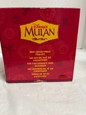Disney Mulan Seven Piece Miniature Tea Set Mint-Rare and Adorable