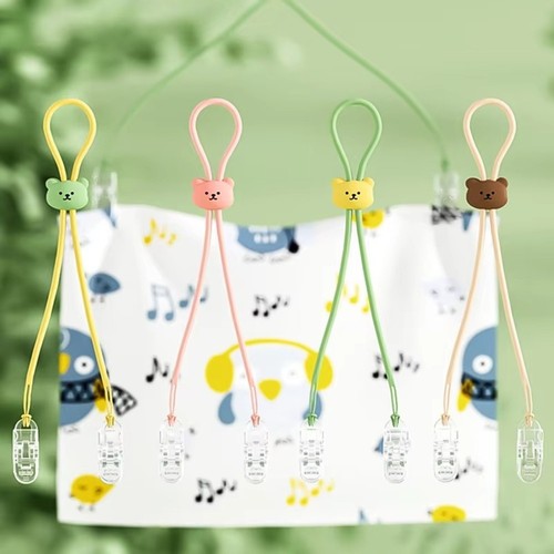 Lanyard Napkin Clip Neck Strap Hanging Neck Rope Portable Bib Towel Strap Baby