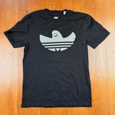 Adidas Gonz Shmoo Mark Gonzales schwarz Skateboarding T-Shirt Größe XS