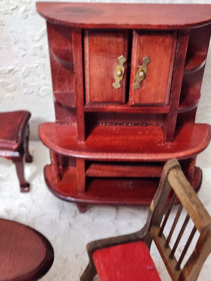 Винтажный кукольный домик мебель набор для гостиной.L-4 - Изображение 3 из 4