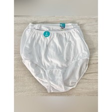 Vanity Fair Women's White Perfectly Yours Cotton Classic Brief Underwear Medium