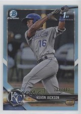 2018 Bowman Draft Chrome Sky Blue Refractor 284/402 Kevon Jackson #BDC-83 1d4q