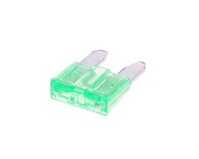 Sicherung Flachstecksicherung Mini 11,1mm 30A gr&uuml;n Mofa