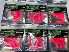 EuroTackle Micro Finesse B-Vibe 1.5 Inch , 1.5” B-vibe Pink Six Packs.