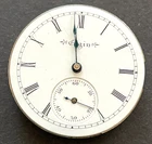 Antique 1900 Elgin Grade 199 Pocket Watch Movement Parts Good Balance 0s 15j USA