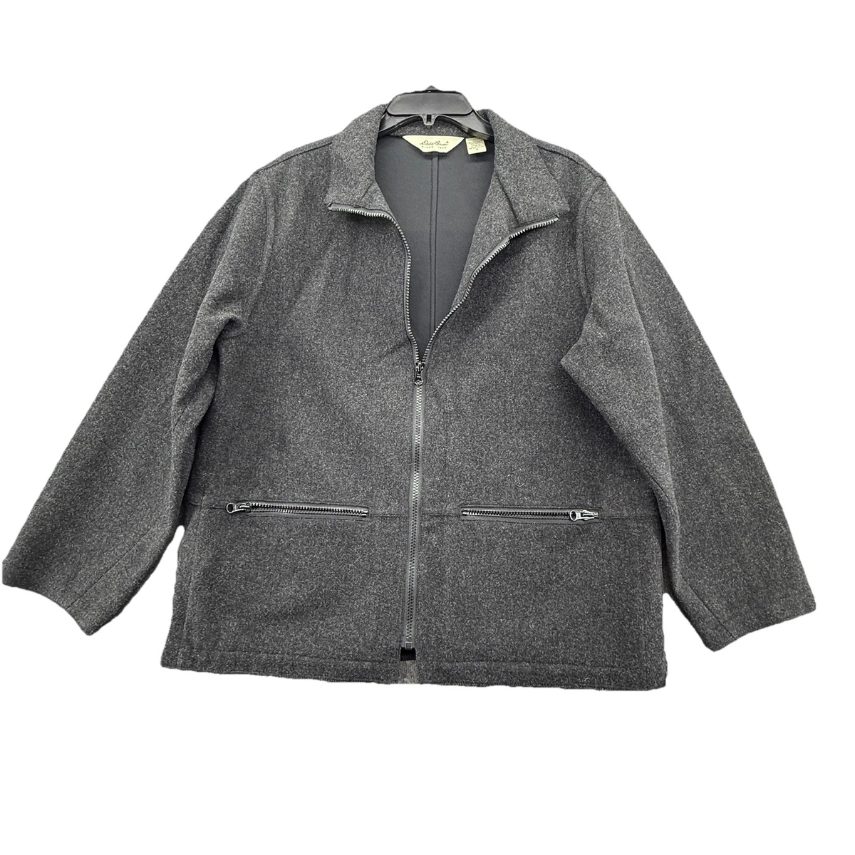ジャケット・アウター 00s Eddie Bauer thermolite wool car coat Eddie Bauer Wool Outer Shell Coats, Jackets & Vests Overcoat for