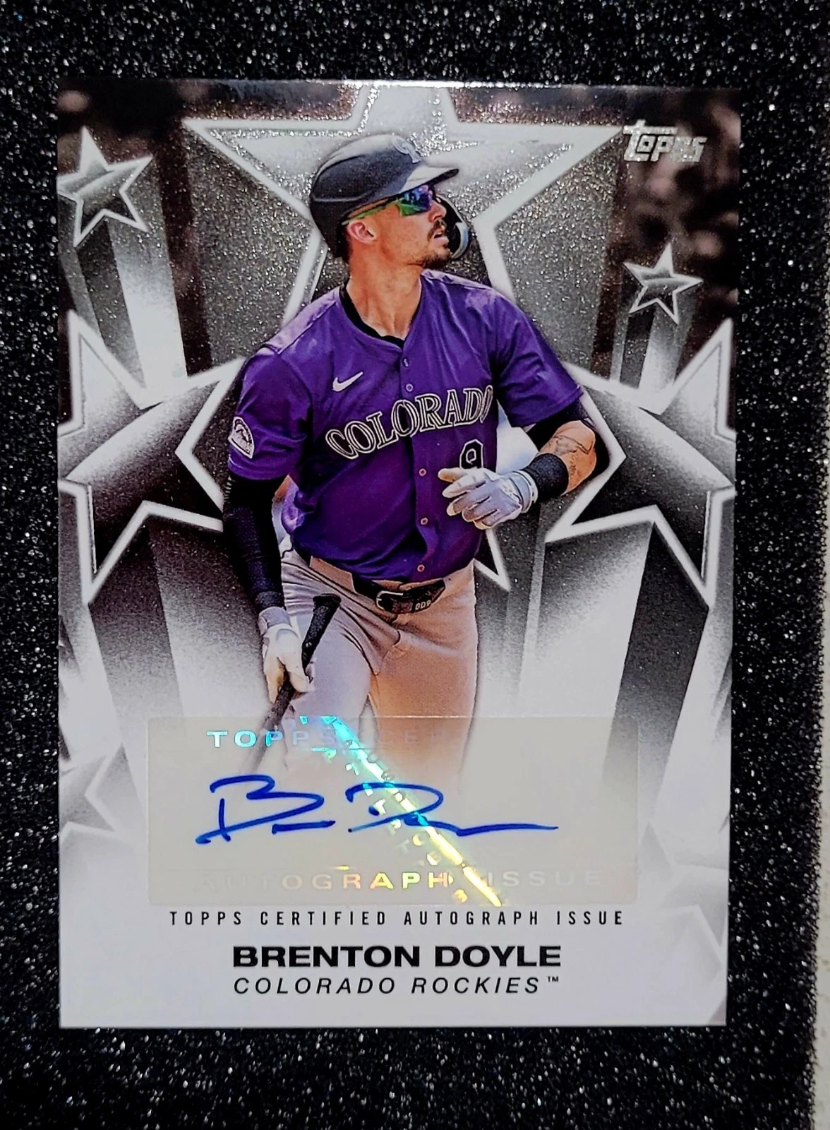 2025 Topps Brenton Doyle RC Auto #BSA-BDO – Baseball Stars Rockies