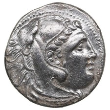 Silbermünze Mazedonisches Königreich AR Drachme um 310-275 v. Chr. - Alexander III. der Große