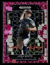 2022 Panini Prizm Draft Picks #PDP142 Josh White Neon Pink Velocity card