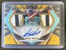2023 Bowman Inception Lazaro Montes Auto Dual Patch Gold Foil #/50 Mariners