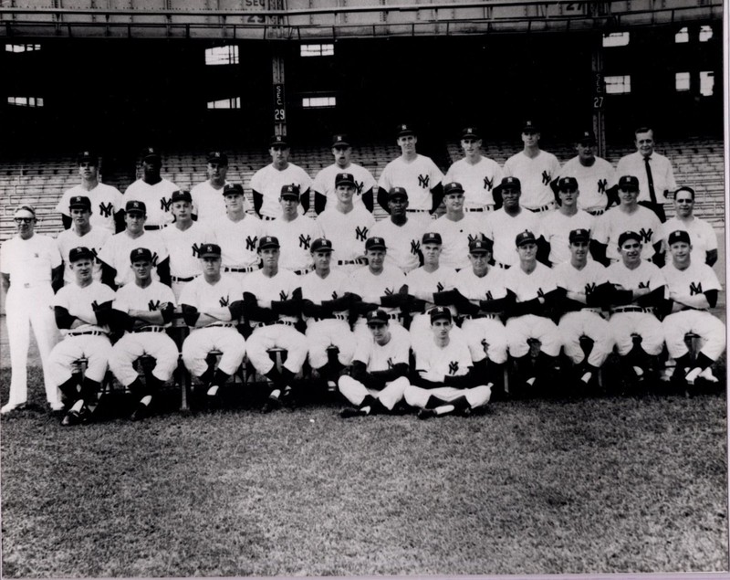 1961 Yankees Team Photo  8x10 B&W Photo