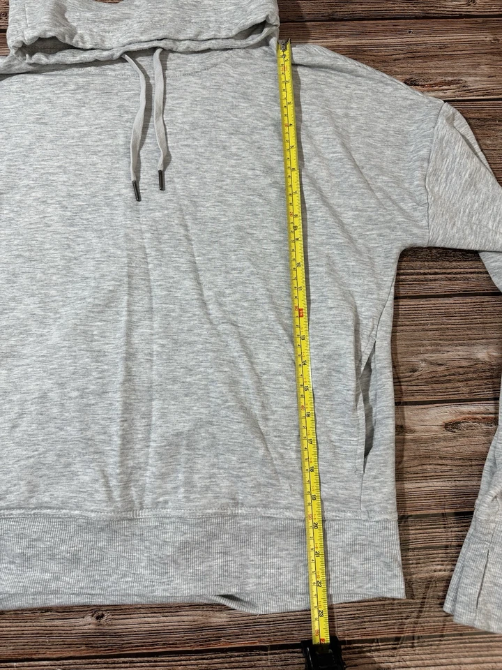 Sudadera deportiva Jockey para mujer M gris manga larga cuello capucha Foto 4 de 4