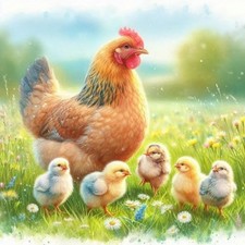 Diamond Painting Kits for Adults Chicken, 5D DIY Diamond Art Kits for