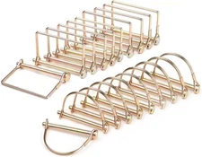 CZC AUTO Shaft Locking Pin 20 Pieces Trailer Coupler 1/4 inch x 2.5 inches 