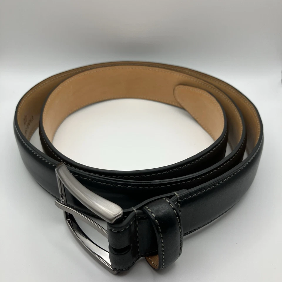 Cinturón Kirkland Signature para hombre - cuero negro 39-40" (1,5 pulgadas de ancho) Foto 4 de 4