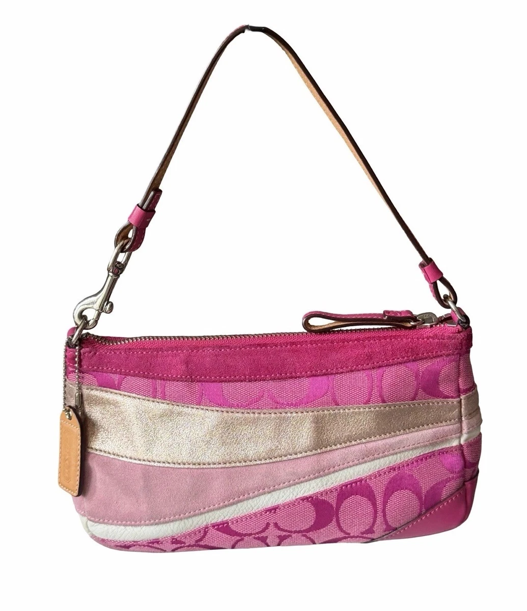 Coach Pink Suede Exterior Bags & Handbags for Women for sale - eBay